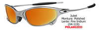 Oakley Juliet Polarized Polished/Fire Iridium (04-119)
